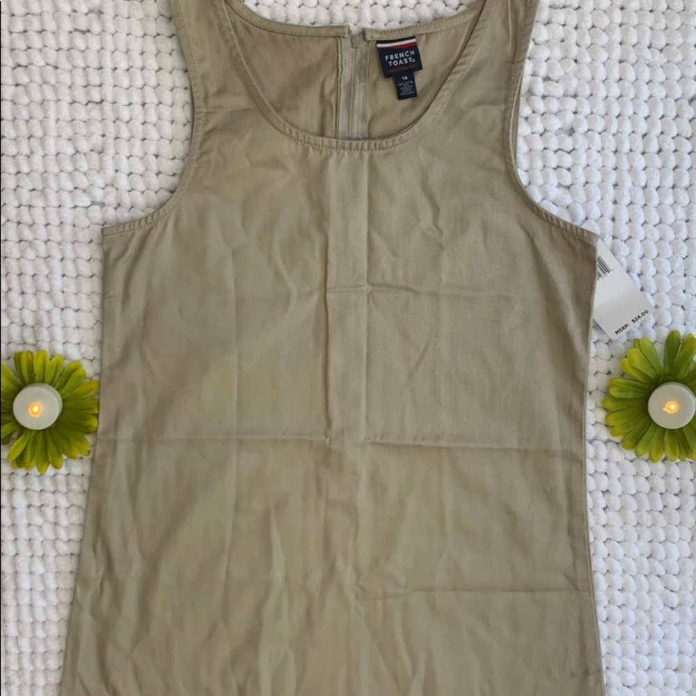French Toast Khaki Uniform Dress (14)